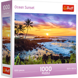 Red 1000 Piece Puzzle - Ocean Sunset