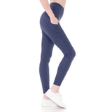 High Waist Activewear Leggings - Side Pockets