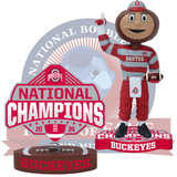 Ohio State Buckeyes 2024 CFP National Champions Bobbleheads (Presale)