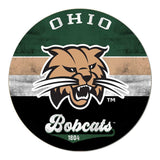 20x20 Retro Circle Ohio Univ Bobcats