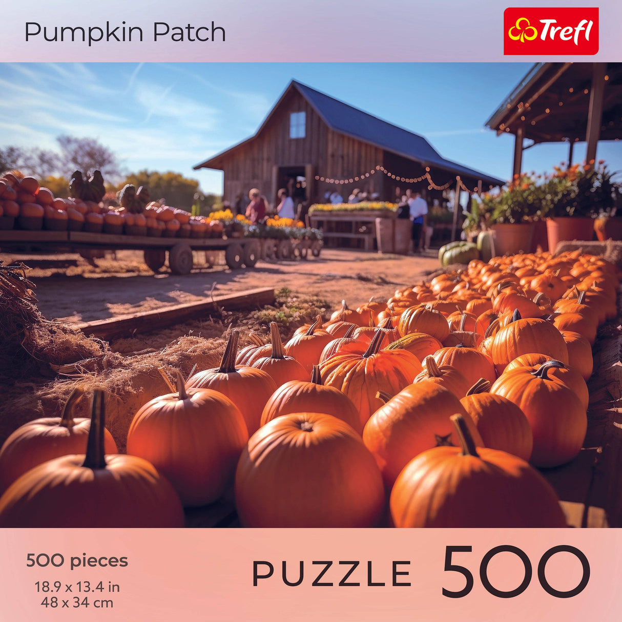500 Piece Puzzle - Halloween - Pumpkin Patch