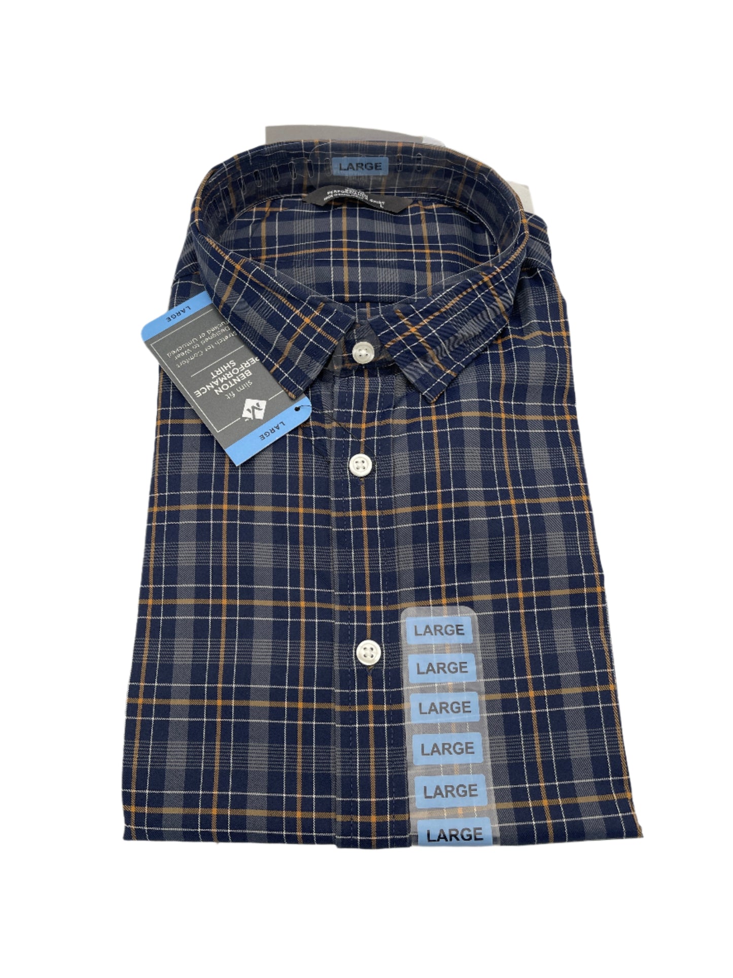 Member's Mark Slim Fit Button Up Performance Shirt