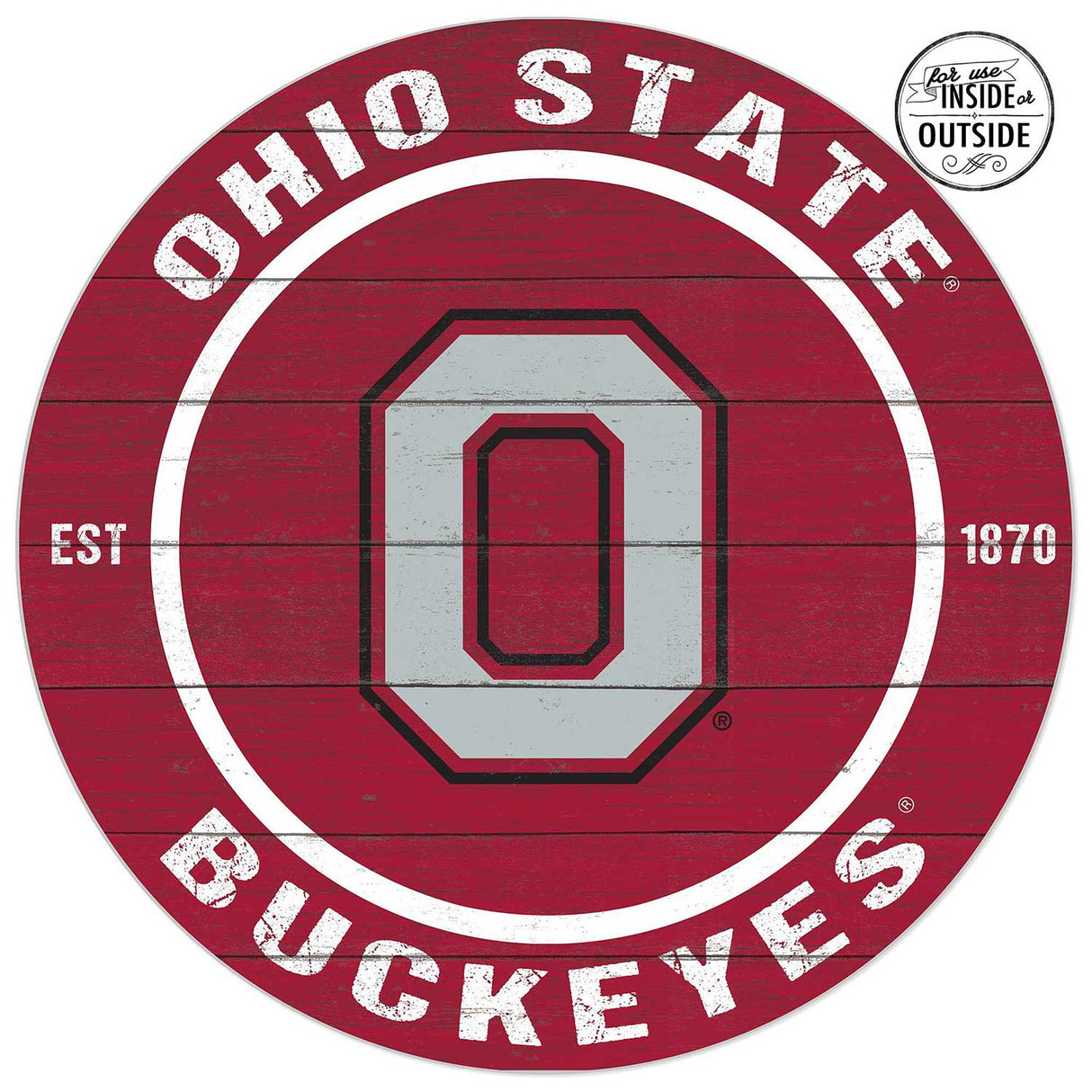 20x20 Ohio State Buckeyes Outdoor Sign