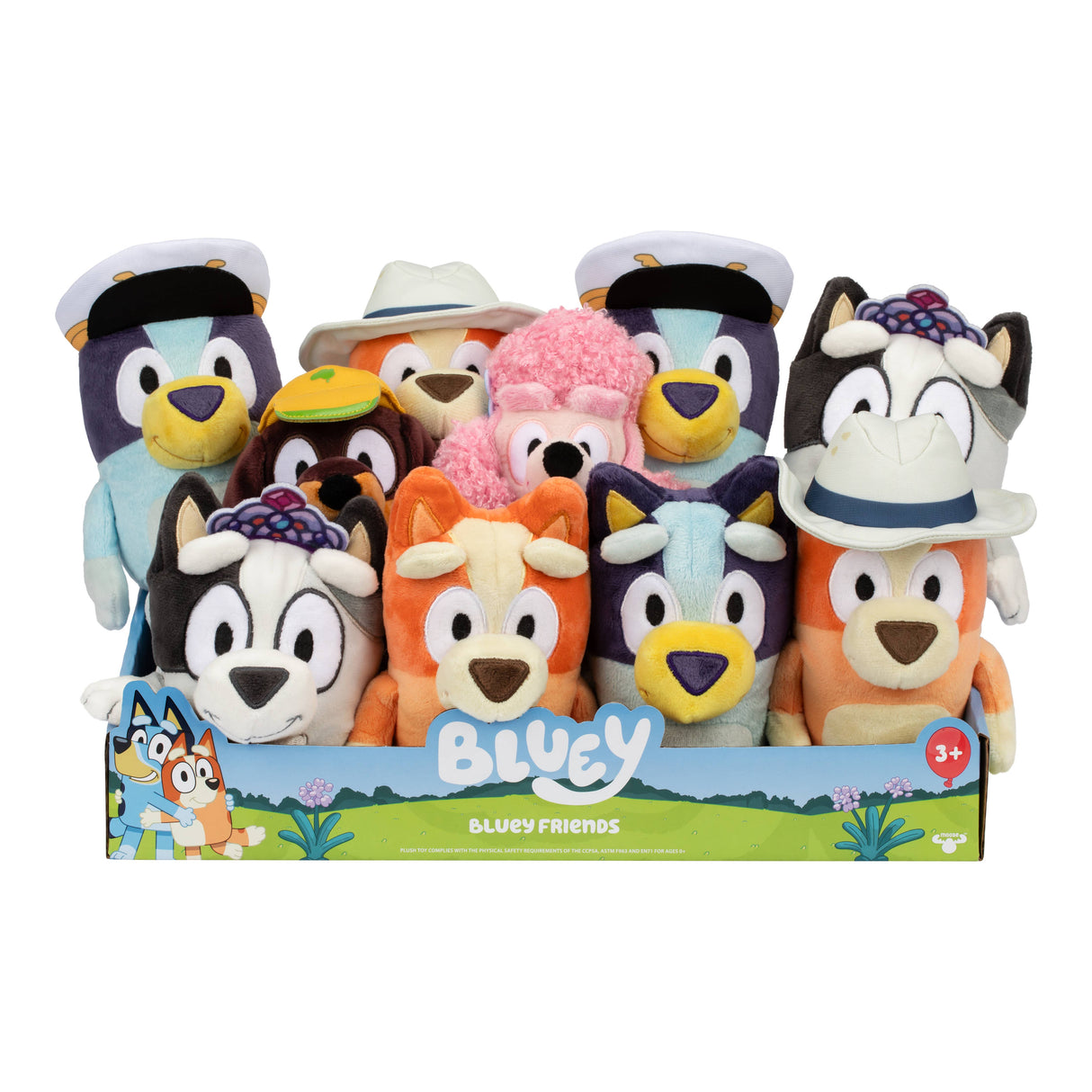 Bluey Friends Mini Plush Moose Toys