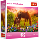 500 Piece Jigsaw Puzzle - Family of Horses