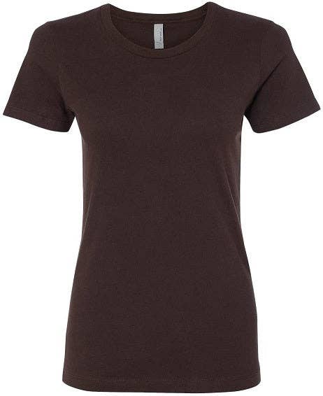 Ladies Brown T-Shirt, Asst size s-xl