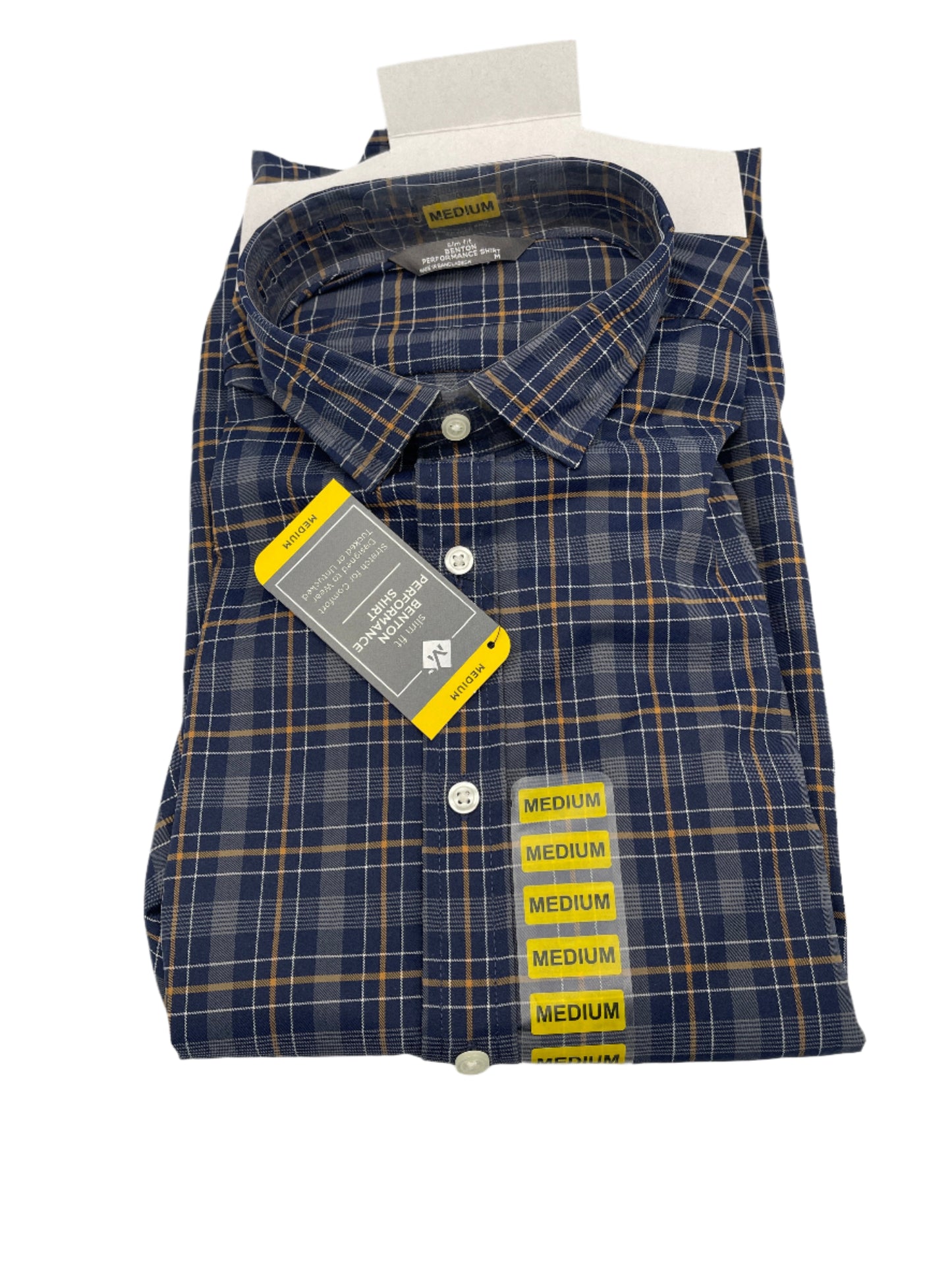 Member's Mark Slim Fit Button Up Performance Shirt