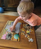 Kittens in Basket (tray) 35pc puzzle