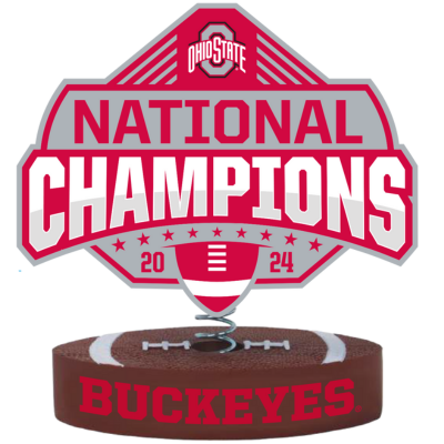 Ohio State Buckeyes 2024 CFP National Champions Bobbleheads (Presale)
