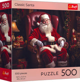500 Piece Puzzle - Holiday - Classic Santa