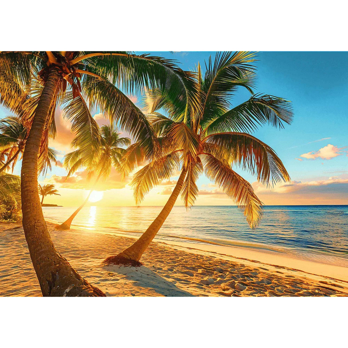1000 Piece Puzzle - Sunset Tropical Beach