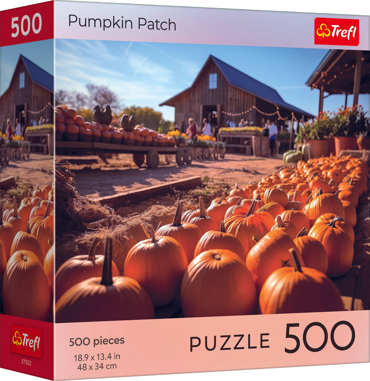 500 Piece Puzzle - Halloween - Pumpkin Patch