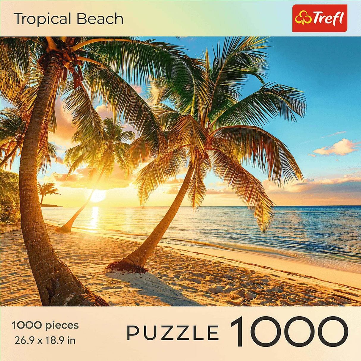 1000 Piece Puzzle - Sunset Tropical Beach