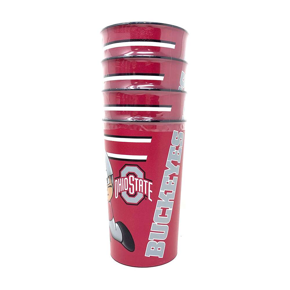 Ohio State Party Cup 4-Pack