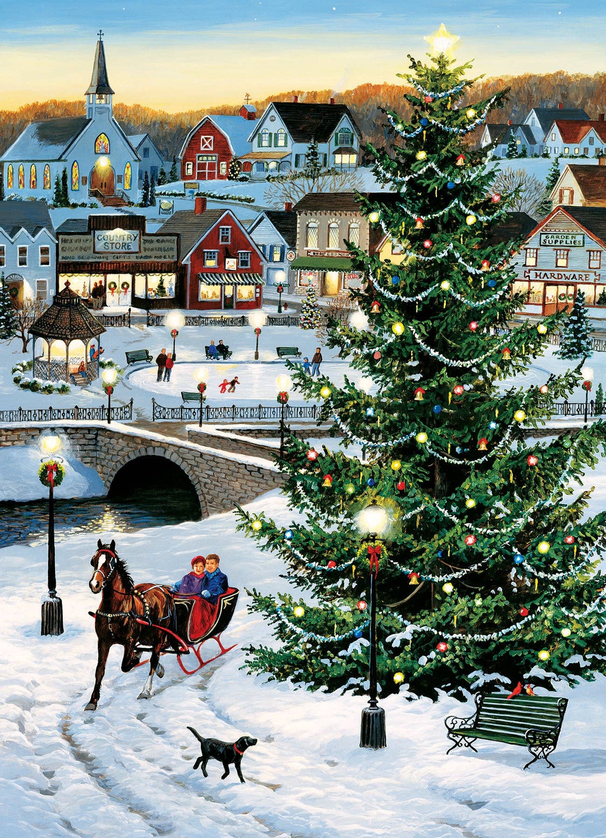 Village Tree 1000pc puzzle