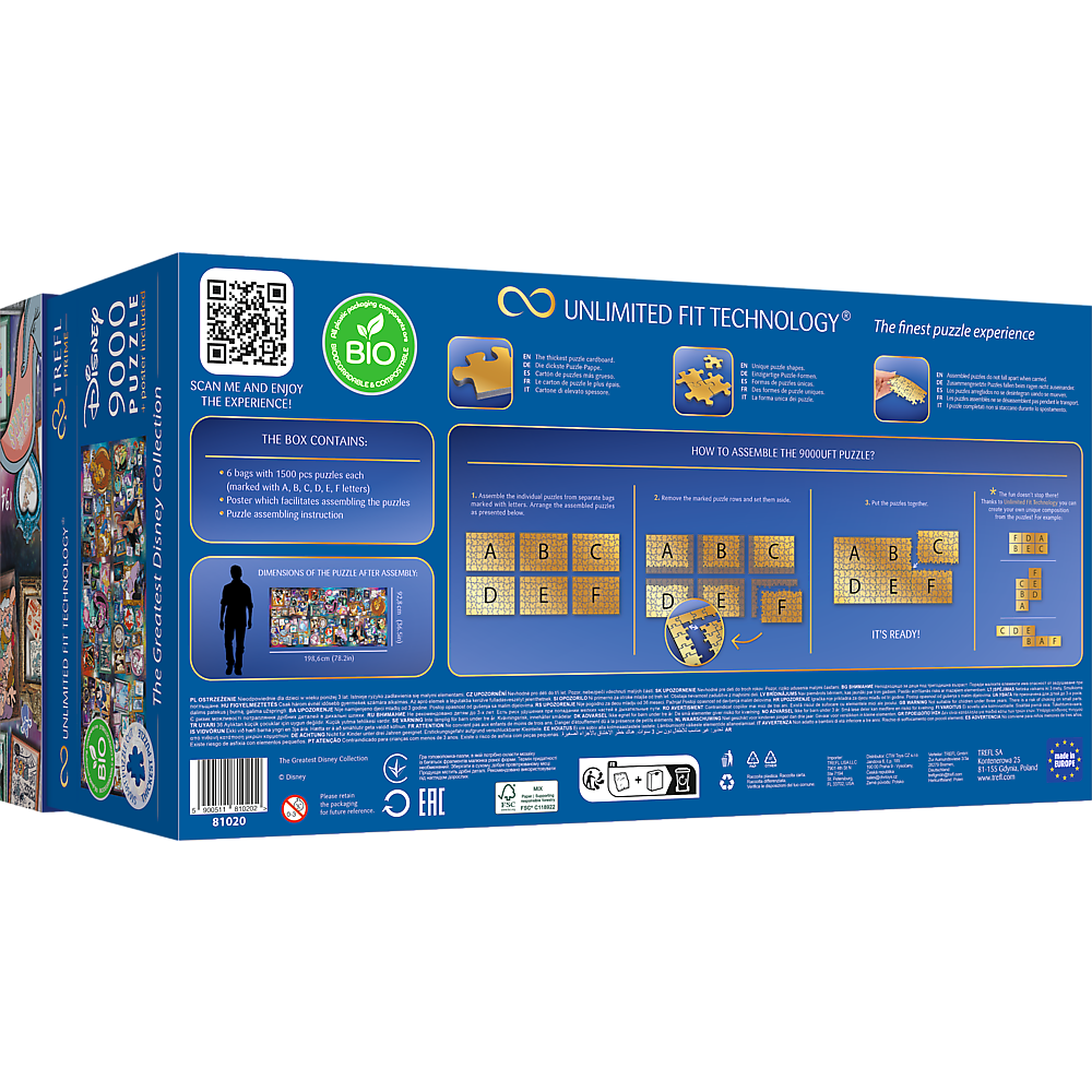 Prime 9000 Piece Puzzle - The Greatest Disney Collection