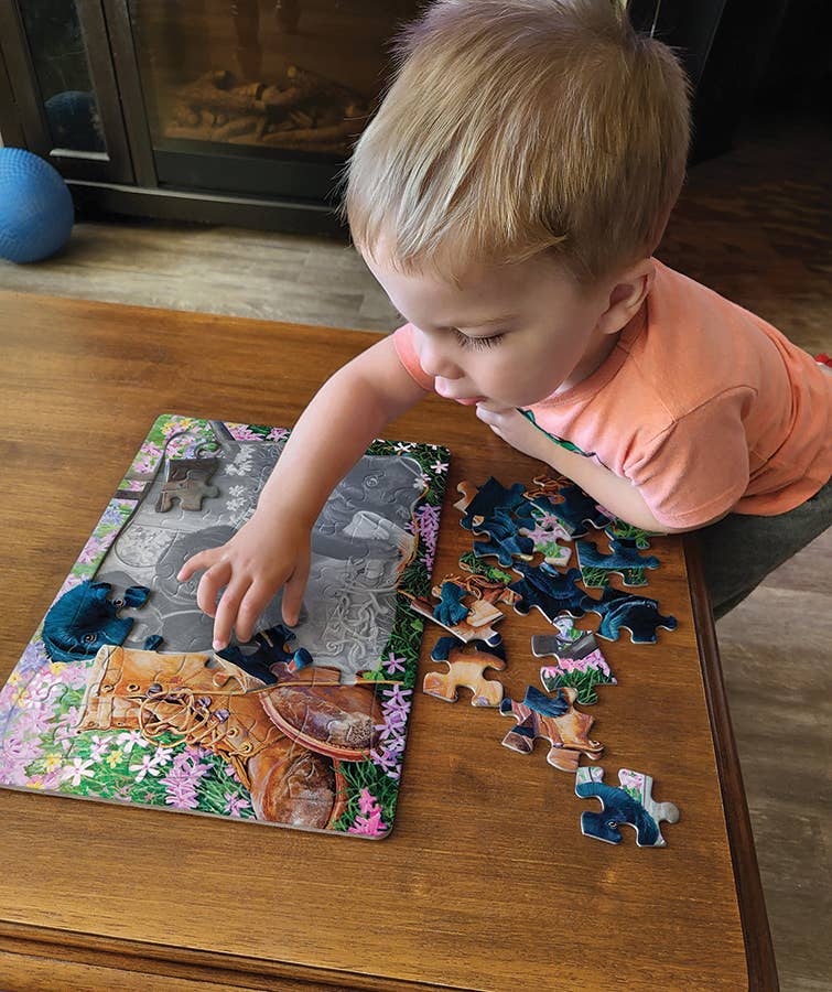 Black Lab Puppies (tray) 35pc puzzle