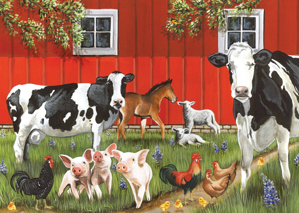 Red Barn Farm (tray) 35pc puzzle