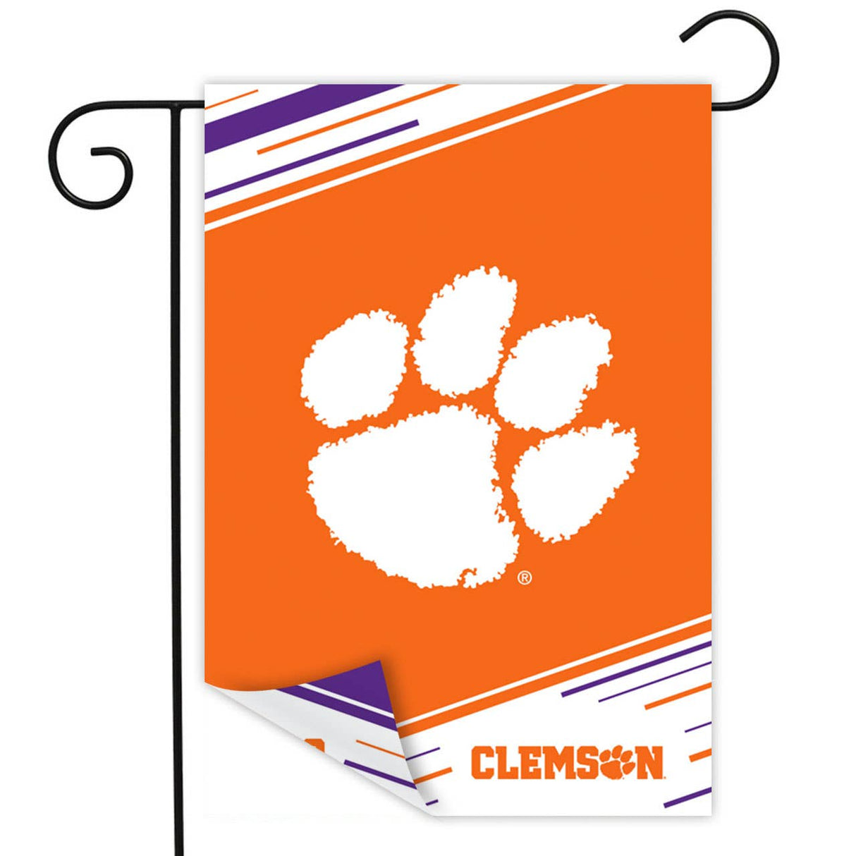 Clemson University Ncaa Licensed Double-Sided Garden Flag