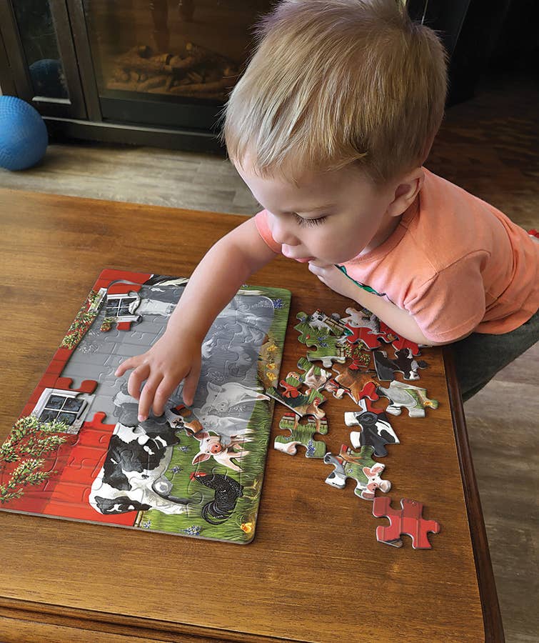 Red Barn Farm (tray) 35pc puzzle