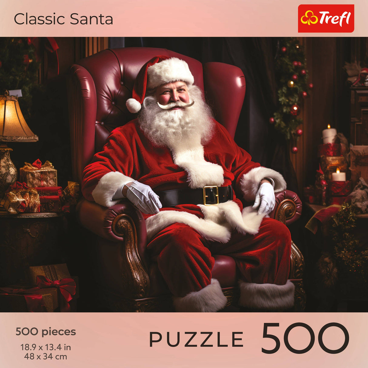 500 Piece Puzzle - Holiday - Classic Santa