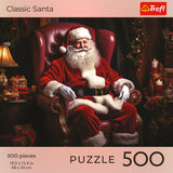 500 Piece Puzzle - Holiday - Classic Santa