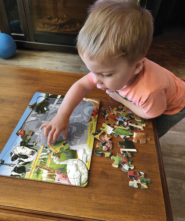 Farmyard Welcome (tray) 35pc puzzle