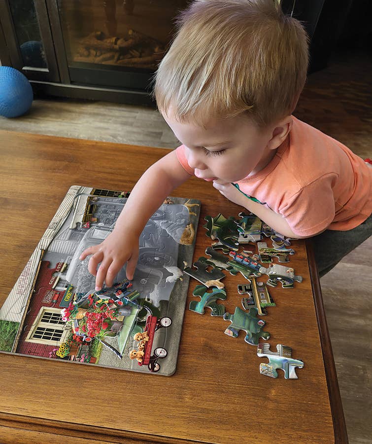 Green Grocer (tray) 35pc puzzle