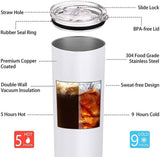American Flag Wood Edition 20oz Tumbler (with Straw)