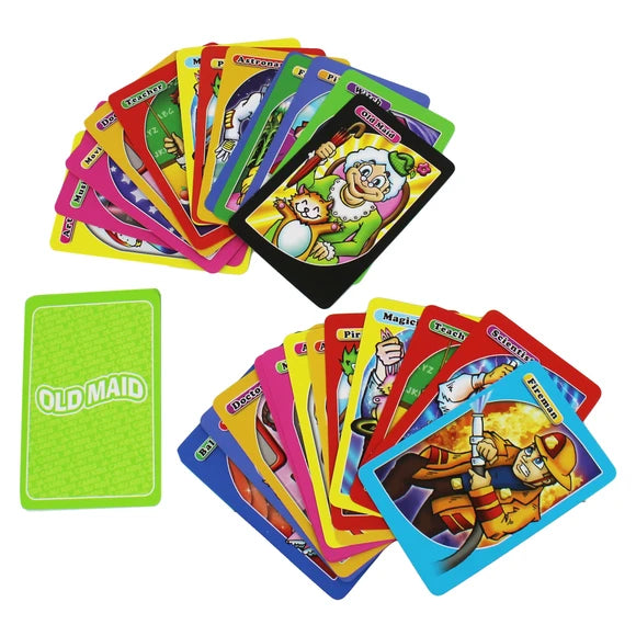 4 Kids Card Games (Old Maid, Crazy 8’s, Hearts, Go Fish)