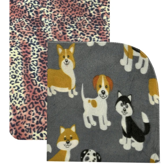 27" x 40" Assorted Pattern Cozy Pet Blanket