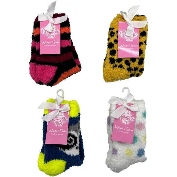 Cozy Fuzzy Socks Size 9-11