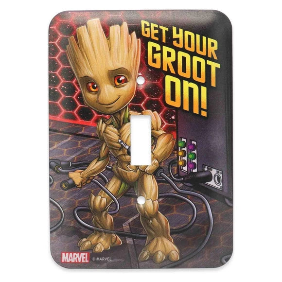 Marvel Guardians of The Galaxy Get Your Groot On! 3.5" x 5" Light Switch Plate