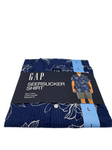 Gap Seer Sucker Button Up Shirt