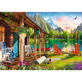500 Piece Puzzle - Cabin in the Mountains