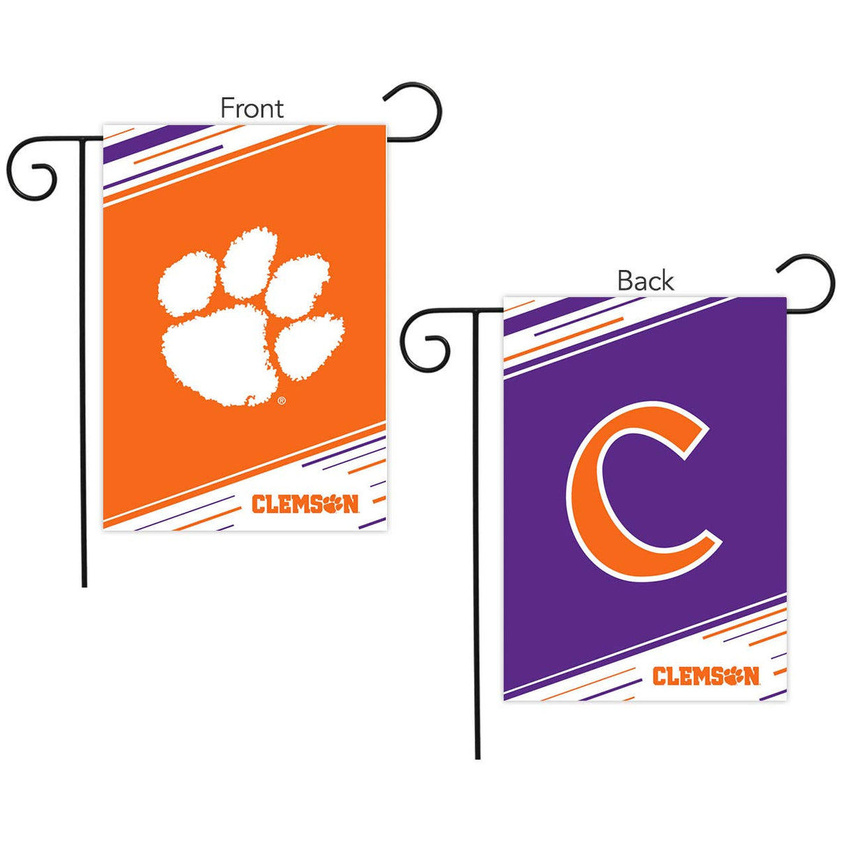 Clemson University Ncaa Licensed Double-Sided Garden Flag