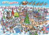 DoodleTown: 12 Days of Christmas 1000pc puzzle