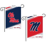University of Mississisppi Ncaa Licensed  Garden Flag