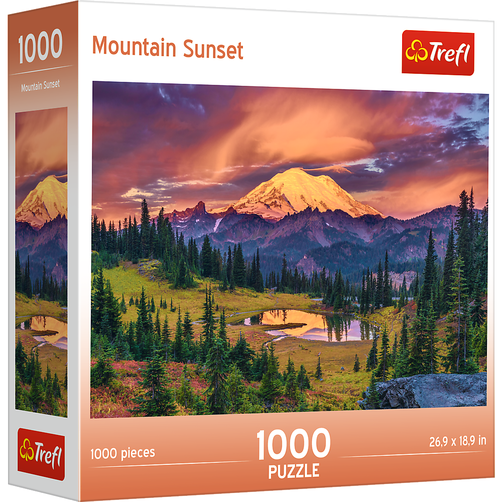 1000 Piece Puzzle - Mountain Sunset