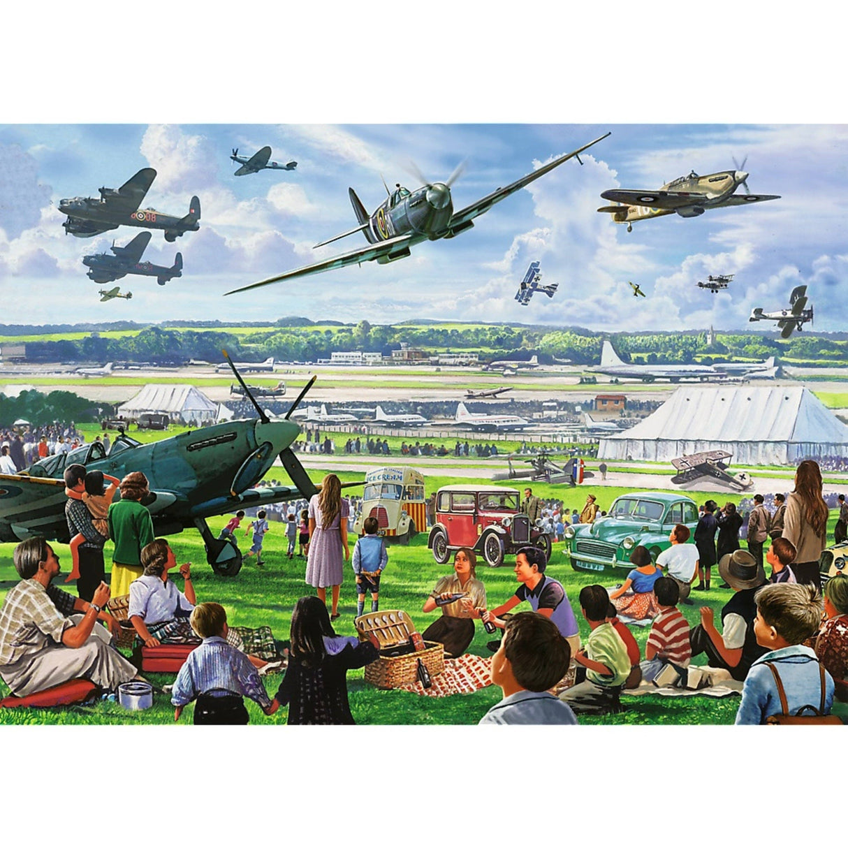 Premium Plus 1000 Piece Puzzle - Air Show