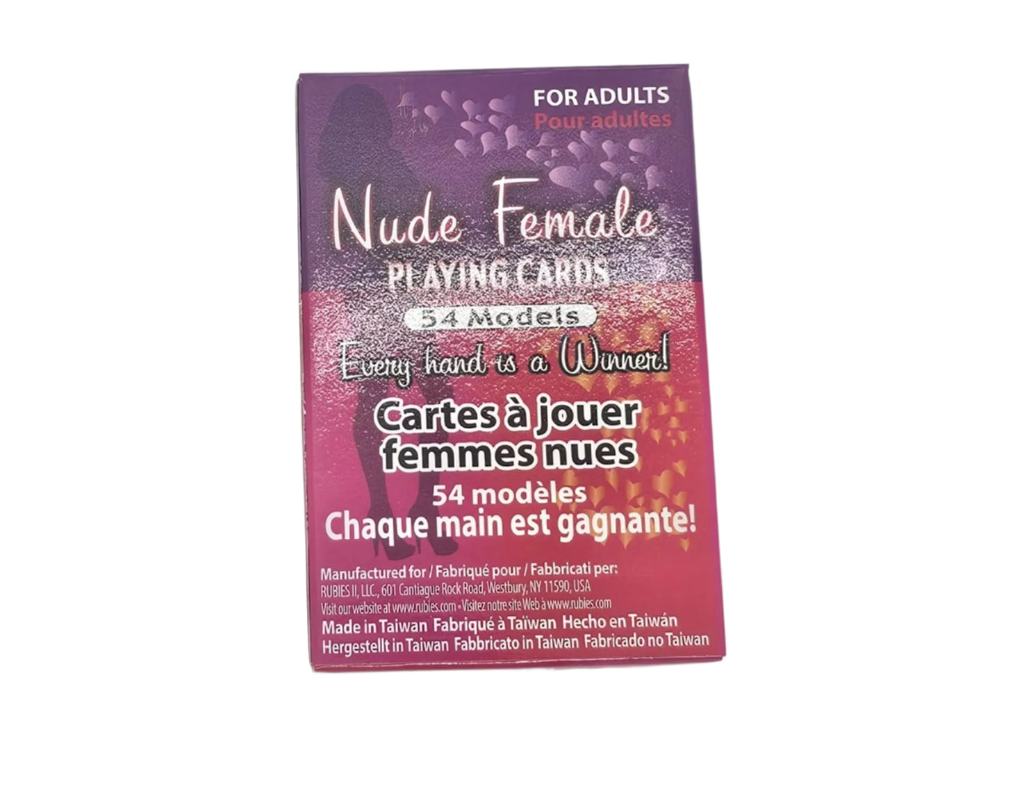 Female Playing Cards (Set Of 54) Adult Playing Cards