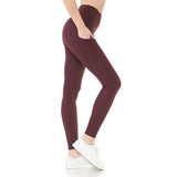 High Waist Activewear Leggings - Side Pockets