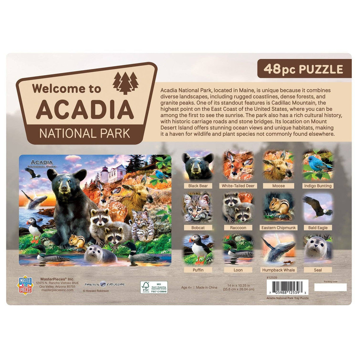 Acadia National Park 48 Piece Tray Puzzle