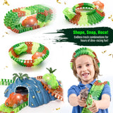 Dinosaur Forest Race Car Track Edition STEM Toy Gift Set