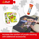 Red 500 Piece Puzzle - Galloping white horses