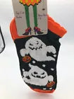 Halloween No Show & Crew Socks Size 9-11