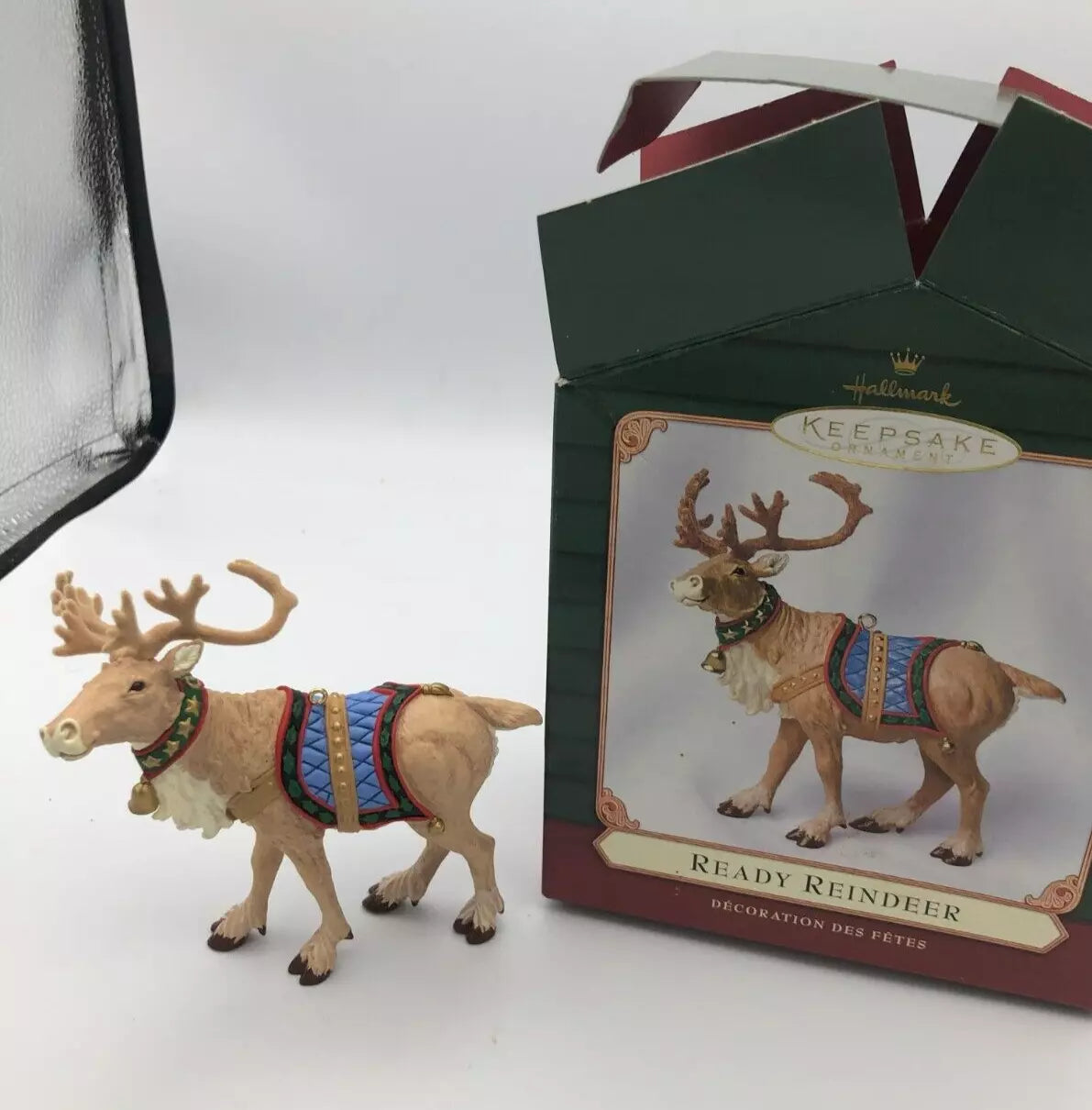 2001 Hallmark Keepsake Ready Reindeer Christmas Ornament