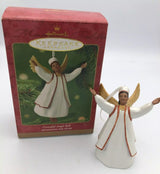 Hallmark Keepsake 2001 Graceful Angel Porcelain Bell Christmas Ornament