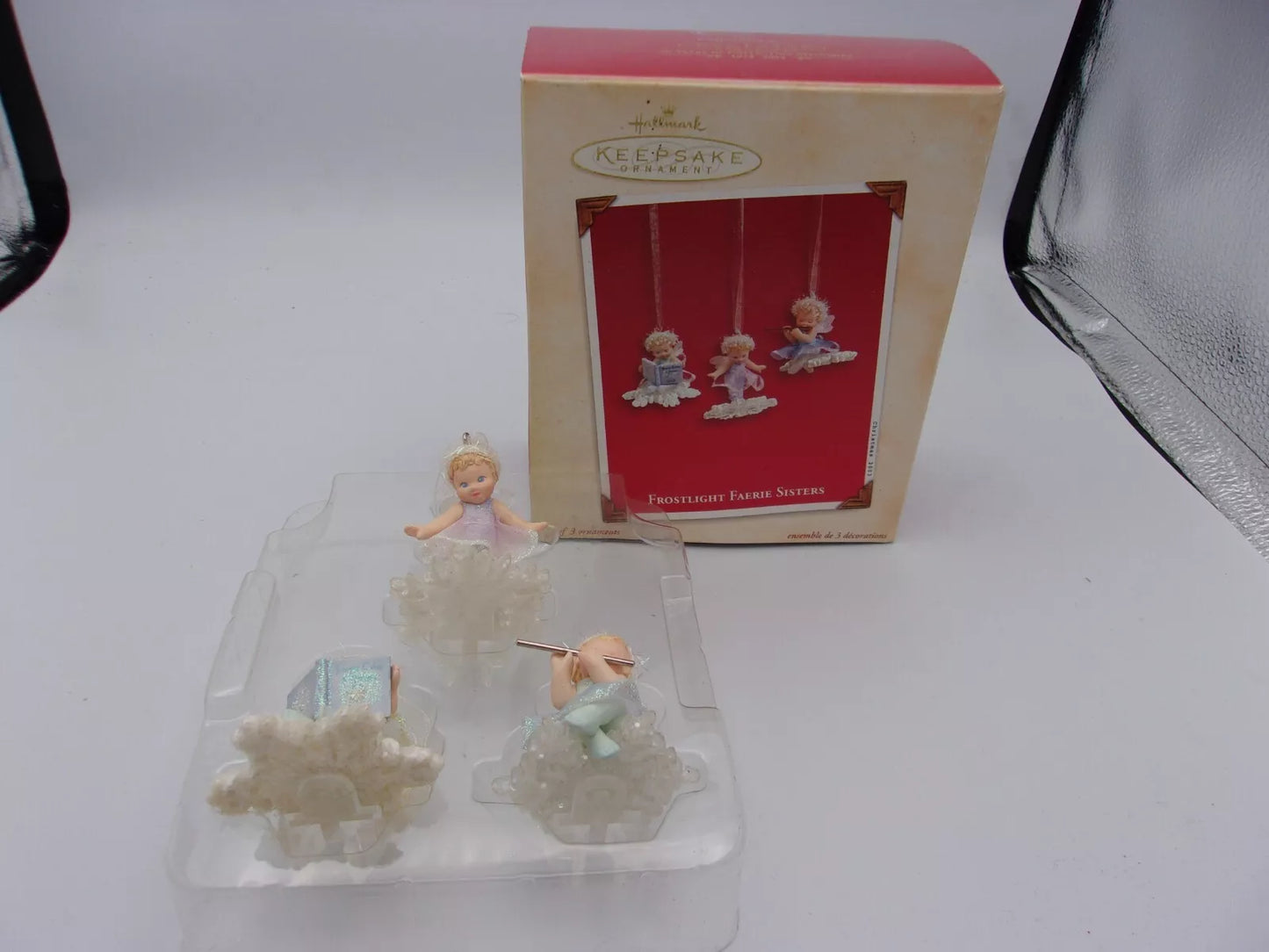 Hallmark Christmas Ornament 2003 Frostlight Faerie Sisters