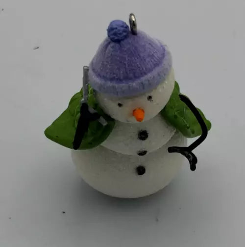 Hallmark Christmas Ornament Keepsake Snowman Snow On The Go